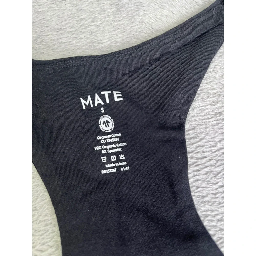 MATE The Label Organic Biker Shorts & Sports Bra Set Activewear Size S - Picture 9 of 12